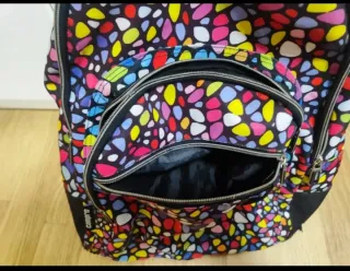 Mochila escolar multicolor