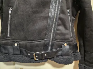 Cazadora Biker Negra Nueva