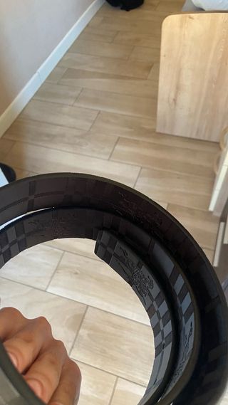 Cintura in pelle nera