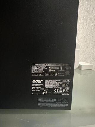 Ordenador Sobremesa Acer Negro