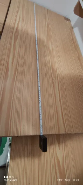 Escritorio juvenil madera y metal