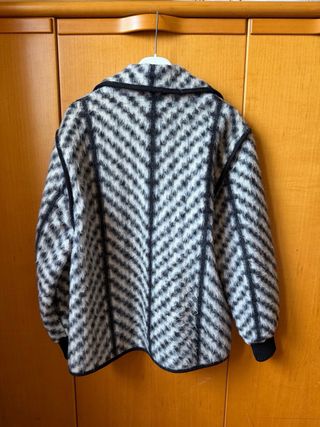 Giacca bomber vintage lana donna maglione cardigan