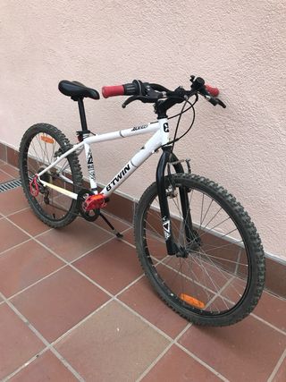 Bicicleta Btwin 300 Rueda 24 Blanca