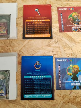 Zelda Oracle of Seasons y Oracle of Ages (Japón)
