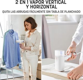 Plancha Vapor Portátil 1000W Plegable