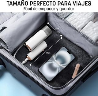 Plancha Vapor Portátil 1000W Plegable