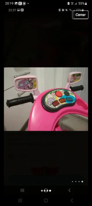 Triciclo Feber Baby Plus Music Rosa