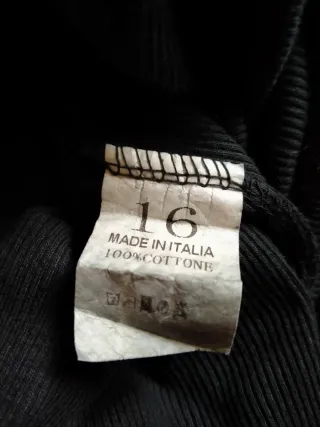 Vestido largo negro manga larga