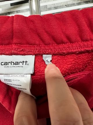 Pantalón Jogger Carhartt Rojo