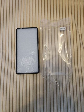 Funda Poco F5 con anillo y tapa cámara