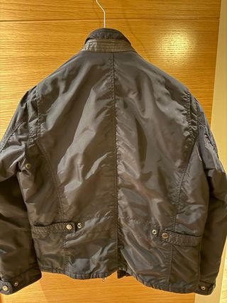 Chaqueta Massimo Dutti bolsillos azul