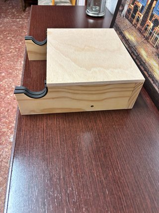Soporte bicicleta artesanal de madera + organizado