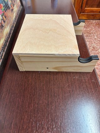 Soporte bicicleta artesanal de madera + organizado
