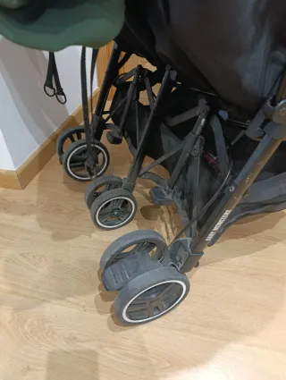 Carrito Gemelar Baby Monsters Verde