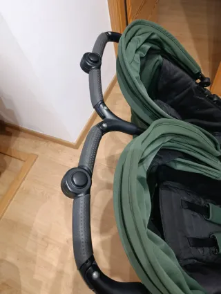 Carrito Gemelar Baby Monsters Verde