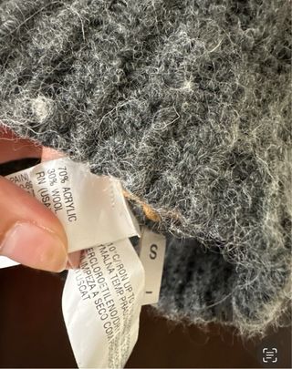 Maglione Zara Norvegese Grigio