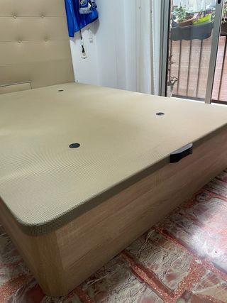 Canapes abatibles de madera colchones visco