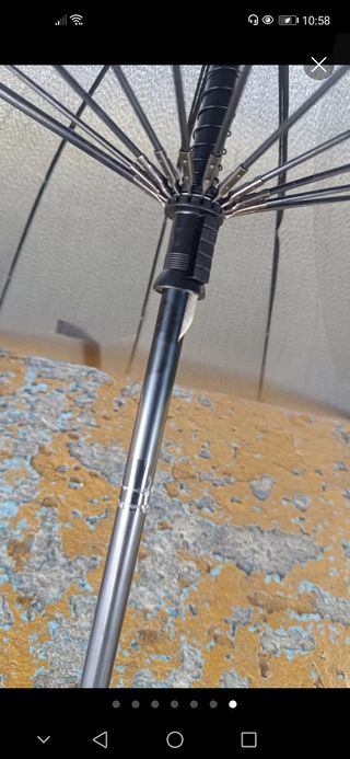 Paraguas plegable antivientos