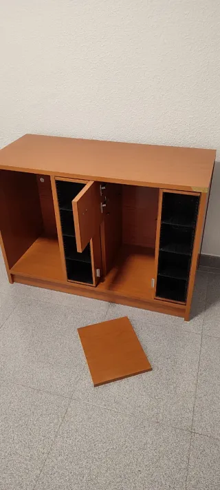 Mueble Auxiliar Escritorio Naranja