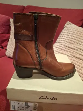 Botines Clarks Marrones Talla 37.5