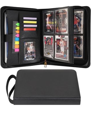 Carpeta para cartas coleccionables con cremallera