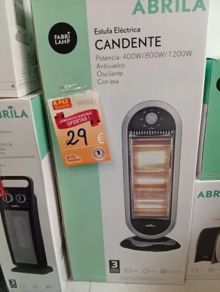 Calefactor Cerámico ABRILA BRASIL 1400/2000W