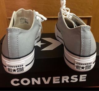 Zapatillas Converse All Star Plataforma Grises