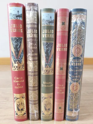 Colección Julio Verne RBA Edición Lujo (5 libros)