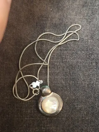 Colgante Tous Plata Perla