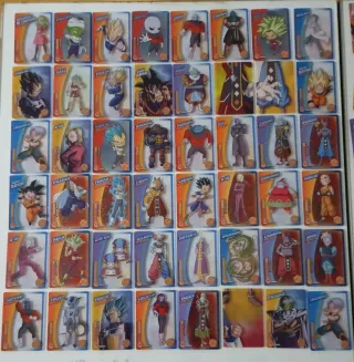 Colección Cartas Dragon Ball Super Panini 2019.