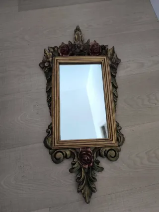 Espejo decorativo vintage floral