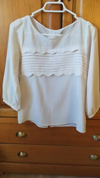 Blusa beige mujer talla S