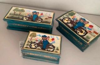 Cajas decoradas Teddy Bear