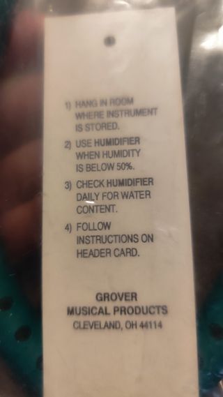 Humidificador Bajo NO 5960 Grover/Trophy