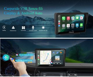 Schermo 7” CarPlay e Android Auto Wireless  -Nuovo
