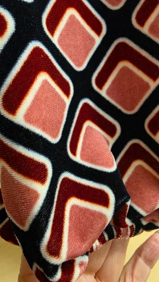 Vestito donna fantasia geometrica T.42