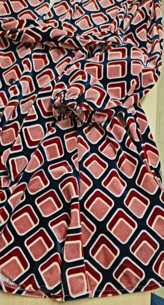 Vestito donna fantasia geometrica T.42