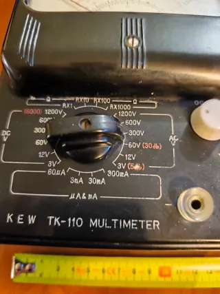 Multimetro Vintage KEW TK-110