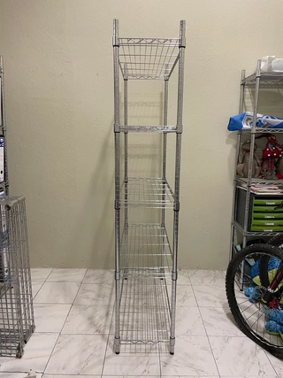 Estantería Cromada 5 Niveles Metal