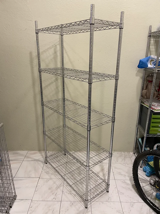 Estantería Cromada 5 Niveles Metal