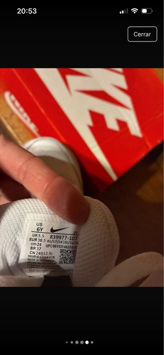 Zapatillas Nike Bota Blancas