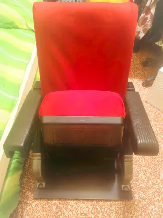 POLTRONA VINTAGE da CINEMA TEATRO Ribaltabile