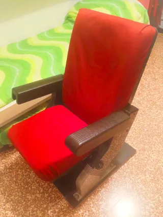 POLTRONA VINTAGE da CINEMA TEATRO Ribaltabile