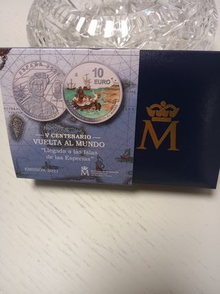 MONEDA V CENTENARIO VUELTA AL MUNDO 2021