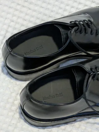 Zapatos de vestir Massimo Dutti negros