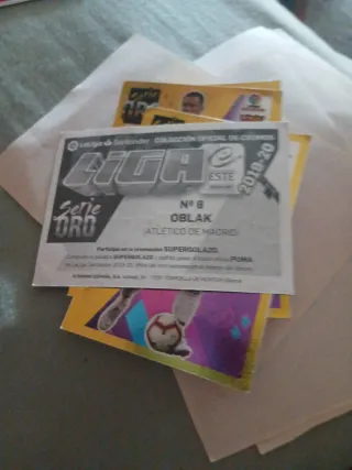 Cromo Serie Oro Liga 2019-2020 5 cromos