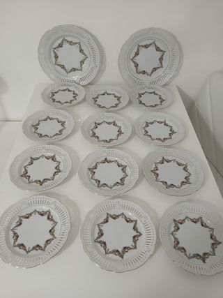 Set 14 Piatti Porcellana Schwa Dessert