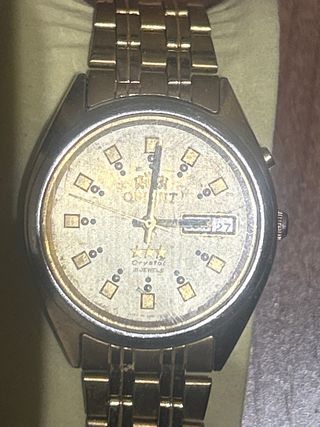 Reloj Orient Dorado Automático 21 Jewels