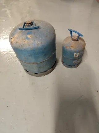 Botellas de gas camping