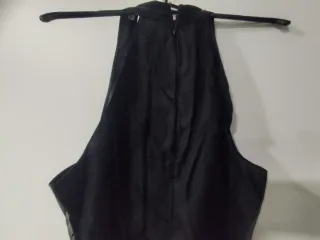 Vestido largo tul Roberto Cavalli negro